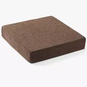 사각 두꺼운 방석 브라운 받침대 소파 깔끔한 선물