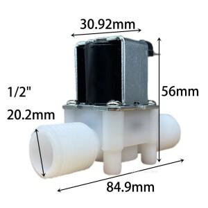 호환 수압 제어 밸브 컨트롤러 스위치 상시 닫힘 열림 1/2 3/4 수나사 솔레노이드 AC 220V DC 12V 24V