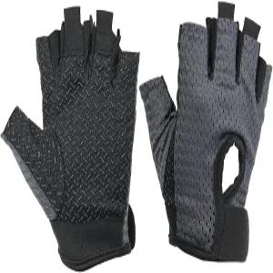 카약 사이클링 하이킹을 하는 남성을 위한 PATIKIL 낚시 장갑 통기성 손가락 없는 자외선 차단