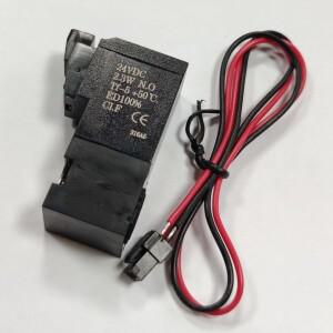 호환 정상 개방 솔레노이드 밸브  양말 기계 액세서리  24VDC 2.3W N.O 15mm