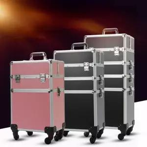 메이크업 캐리어 이동식 정리함 대용량 출장 박스