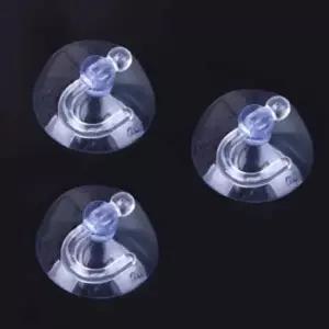 [생활] 투명 압착 후크 걸이 5cm 100P 흡착판고리 고리큐방 흡착뽁뽁이