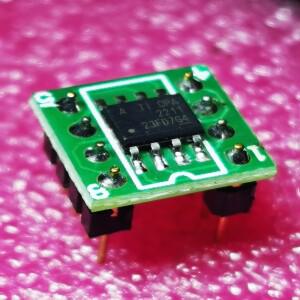 opa2211  OPA2211AIDDA (sop8dip8으로) 더블 오프앰프 패치 패키지는 인라인 변환됨