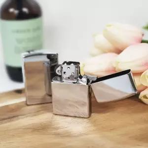 라이터 유광 오일라이터 기름라이터 실버