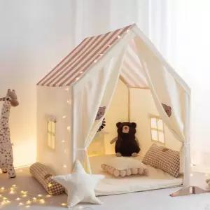 인디언 텐트 키즈 놀이 하우스 실내 원목 플레이