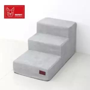 강아지쿠션 레드퍼피 스웰 펫스텝 3단 퓨터그레이