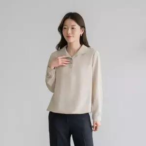 엄마옷 마담4060 반오픈시보리블라우스 중년여성 데일리 -ZBL2602023-