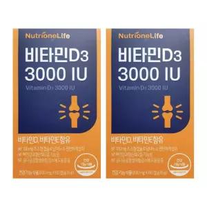 뉴트리원 비타민d D3 3000 IU 뼈 건강식품 골다공증 중년 여성 여자 2개 MJ