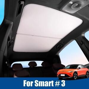 스마트용  3 2024 자동차 선루프 선쉐이드 햇빛 차단 커튼 커튼 차량 지붕 선스크린 열 액세서리