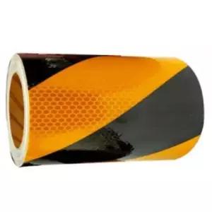 반사띠 반사 테이프 사선 황흑색 반사필름 안전반사테이프 안