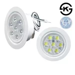 [데코] 등기구 매입조명 LED가구등 천장무드등 주광색 7cm