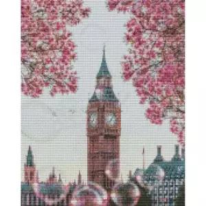 하모니아트 보석십자수 40x50 런던의 봄