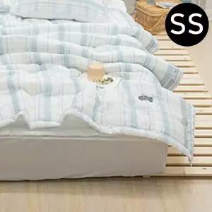 이불 간절기 블루 여름 싱글 샤브레