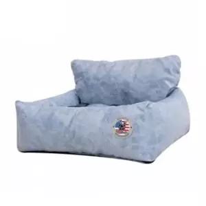 애견방석 강아지 가죽 방수 카시트 그레이 애견 외출 방석 1P