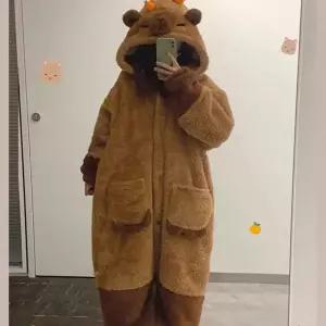 카피바라 동물 디자인 러블리 오버핏 수면 파자마 MKe8+5kft