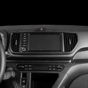 [CAR] 레이 튜닝 센터페시아 송풍구 카본 패널 몰딩 커버