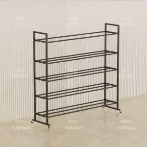 요가매트 보관대 짐볼 거치대 헬스장 진열대 블랙 5단 155 x 50x170cm