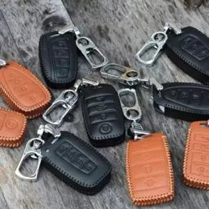 자동차키지갑 트래버스 라렌토 천연가죽 스마트키 케이스