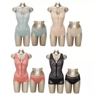 [라라슬림] 1초보정 지퍼 쉐이핑 란쥬 팬티 8종 4세트