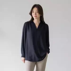 엄마옷 마담4060 진주장식브이넥블라우스 중년여성 데일리 -ZBL2602026-