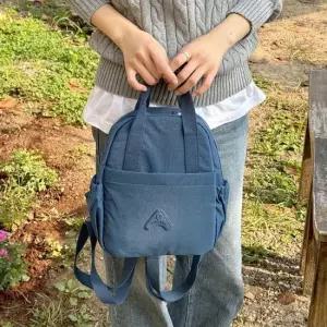 여성 4컬러 멀티 스트랩 지퍼 슬링백 겸 미니 백팩 다용도슬링백 데일리슬링백 미니백팩