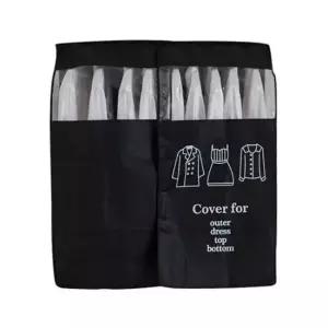 [생활] 행거커버 옷걸이커버 블랙 행거 절약형 옷장 커버형 공간