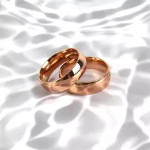로즈골드 써지컬 스틸 티타늄반지 악세사리 커플반지 커플반지 남녀공용반지 라운드반지
