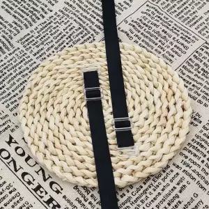 ZF 검정 누드 브라끈 1.3cm 패션브라끈 검정브라끈 블랙브라끈 여름브라끈 브래지어끈