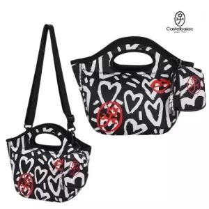 까스텔바작 골프 여성 파우티 하트패턴 네오플랜 백 BGEMGP-701