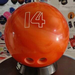 볼링장 볼링공 스페어 소프트볼 단홍 하이퍼포먼스 먹색 이어 주황색 블랙