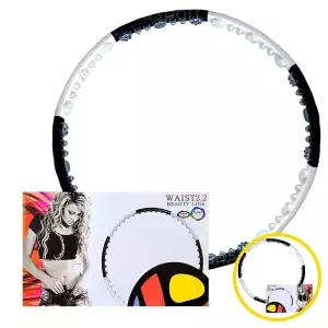 위월천 웨이스트뷰티라인 참숯 훌라후프 2.2KG 1개 상체살빼기 뱃살운동기구 뱃살관리 실내용훌라후프