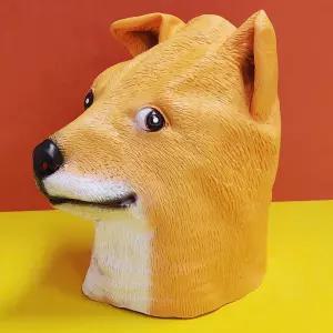 동물가면 파티소품 라텍스강아지테마머리소품