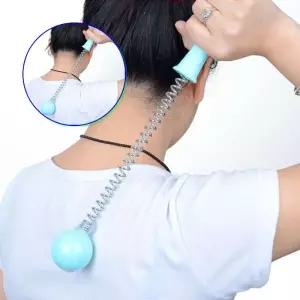 쌍문상회 골프공 스프링 마사지기 목 안마기 어깨 등 마사지