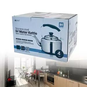 [콩심팥심]보온주전자 보리차 차 물 스텐 IH 인덕션 물주전자 4L 차주전자