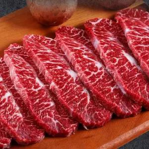 국내산 한우 1+ 부채살 200g 2팩