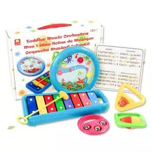 아기손잡이 12개월 음악악기 뮤직밴드 5종 두뇌발달 교육완구 방과후