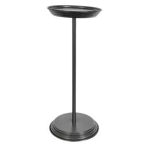 IG9022e 모던 메탈 화분 받침대 스탠드형 블랙 국내산 철제정리대