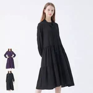 [로코엘라]르네 로맨틱 셔링 티어드 캉캉 원피스