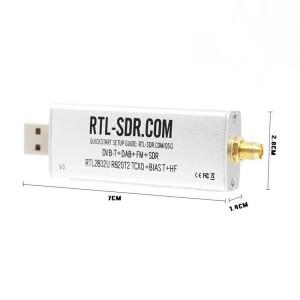 앰프 RTL-SDR 블로그 RTL SDR V3 RTL2832U 1PPM TCXO HF BiasT SMA 소프트웨어 정의 라디오 (동글 목록 전