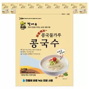 할매손 콩국물가루 콩국수 300gx10개 할매손콩가루 콩가루 콩국수가루