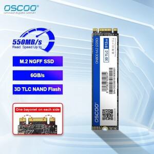 OSCOO M.2 SSD 2280 NGFF SATA3 128GB 256GB 1TB 6Gbs 솔리드 스테이트 드라이브 노트북 용 560Mbs 디스크