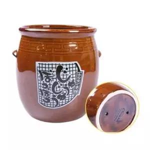 도자기 물빠짐 수저통 - 중 (약9x11cm) 다용도 꽂이통-WD3D22A