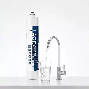 [필터탑스]퓨리탑스 1단 직수형 언더싱크 정수기 DIY 세트 ACF 구성 3/8 파우셋 대용량 상업용 음수시스템