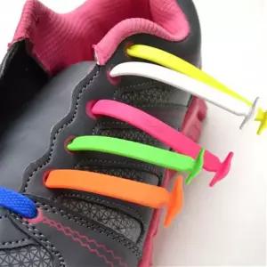 국산 운동화 끈 매듭 없는 신발끈 실리콘 고무 간편 정리