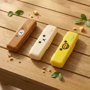 리락쿠마 얼굴 다용도 케이스 (브라운)