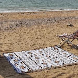 머스코 감성 캠핑 러그 담요 소파 블랭킷 에스닉 여름 차박 거실 이불 거즈 대형 블랑캣 0