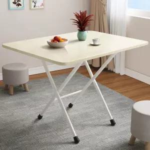 접이식 책상 탁자 테이블 거실 이동식 벽부착 벽걸이 롱 80x40x70 직사각 테이블 화이트