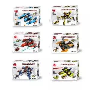 블럭 6종 스페이스마린 비행기 6단합체 6000 로봇 완구 파이터 장난감