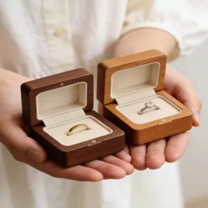 프로포즈 고백 선물 반지 결혼 결혼반지함 케이스 심플