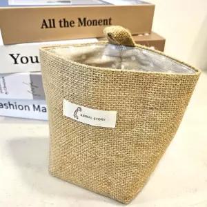 행잉화분 바구니 프리미엄 신상품 린넨 바스켓 간식 화분커버 왕골 꽃바구니 걸이